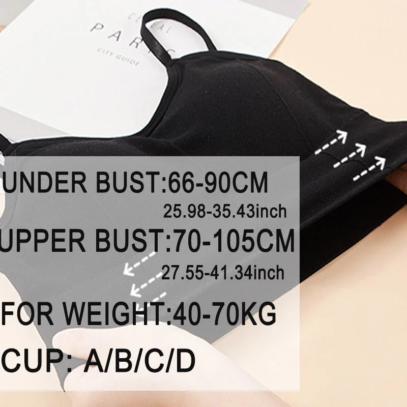Women Tank Crop Top Seamless Underwear Female Crop Tops Sexy Lingerie Intimates With Removable Padded Camisole Femme Fashion