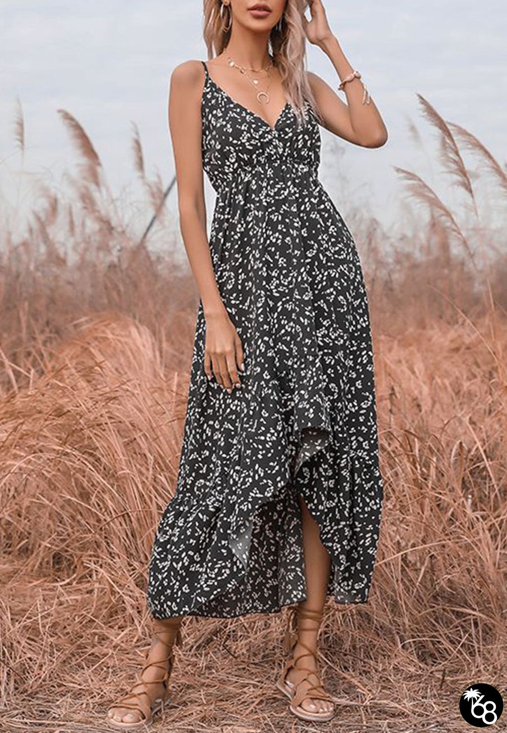 Floral High Low Summer Dress | 168DEAL