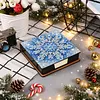 Christmas Snowflake DIY PU Diamond Painting Note Box 160 Papers Memo Box