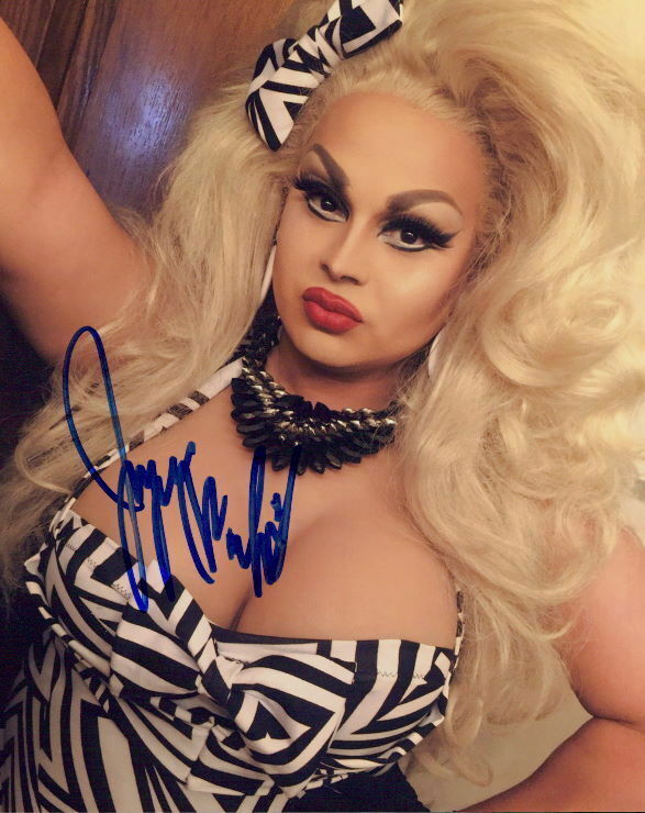 Jaymes Mansfield (RuPaul's Drag Race) signed 8x10 Photo Poster painting In-person