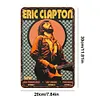 Eric Clapton - Panneaux en &eacute;tain m&eacute;tallique(20*30cm/30*40cm) - Musique