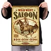 Wild West Saloon - Metal Tin Signs(8*12Inch/12*16Inch)