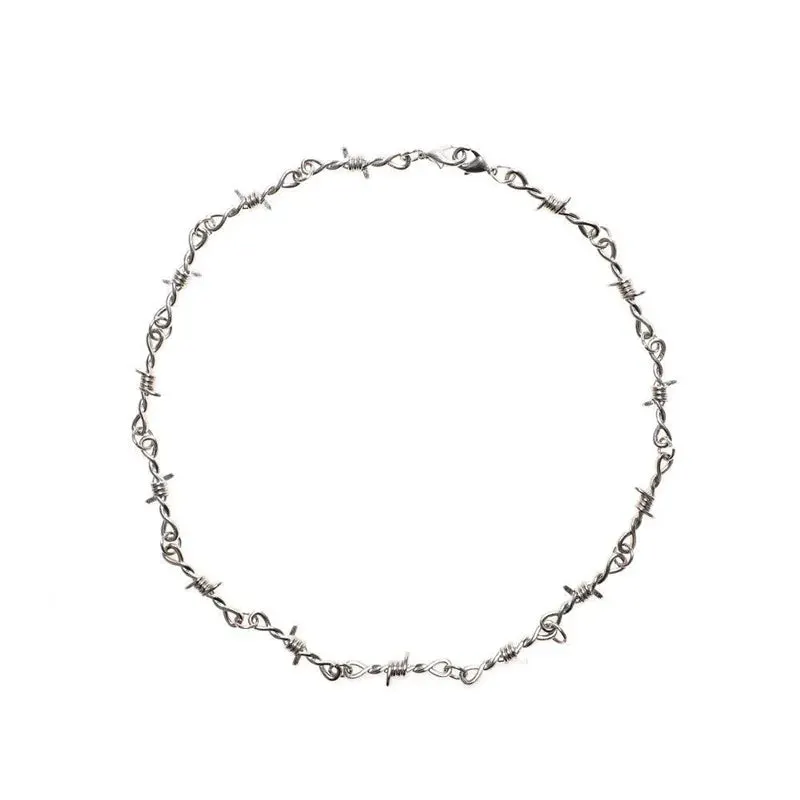 Brownm Barbed Wire Necklace