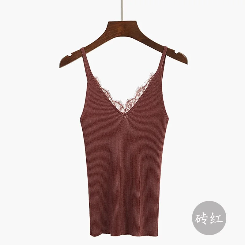 2023  spring knit lace vest