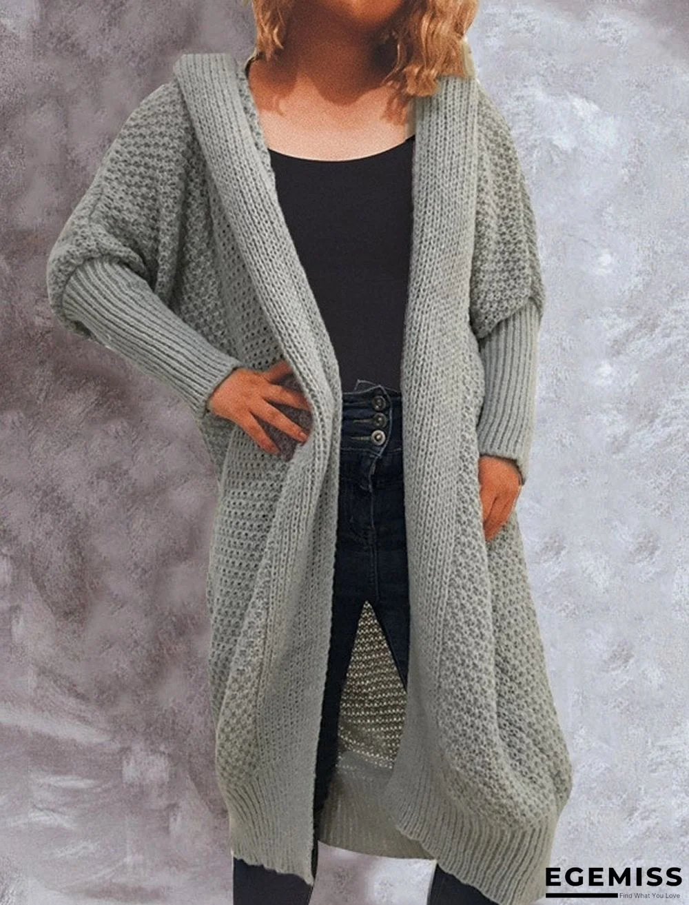 Fall/Winter Loose Bat Sleeve Knit Cardigan | EGEMISS