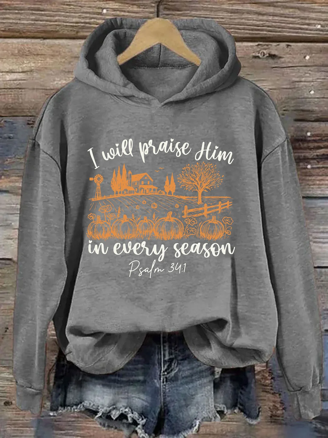 Bible Verse Fall Shirt Pumpkin Hoodie