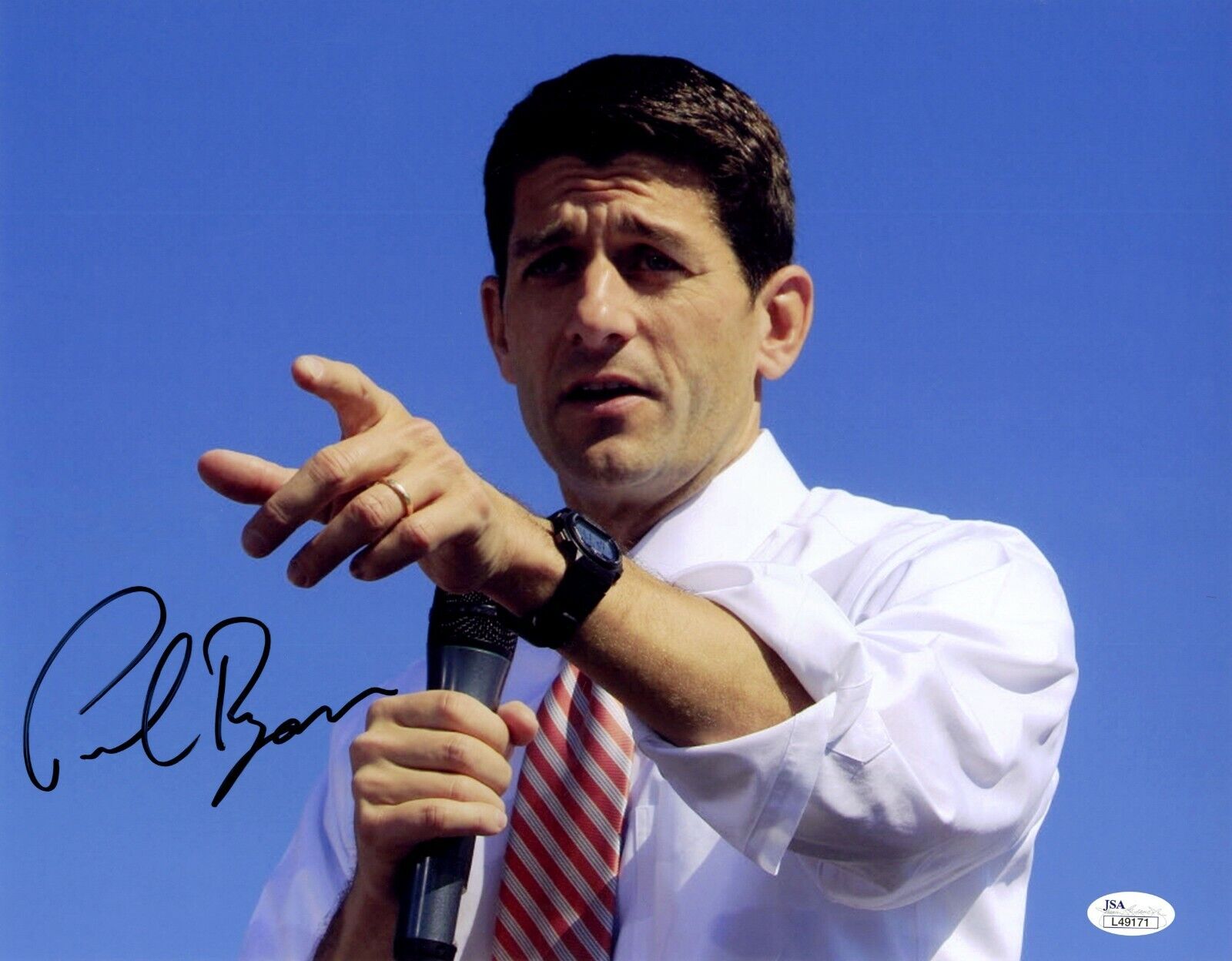 Paul Ryan Signed 11x14 Photo Poster painting JSA COA Autograph Speaker Of The House Republican