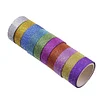 Painting Accessories - 10pcs 3m*1.5cm Washi Tape Glitter Luminous Stickers Stationery(Random Color)