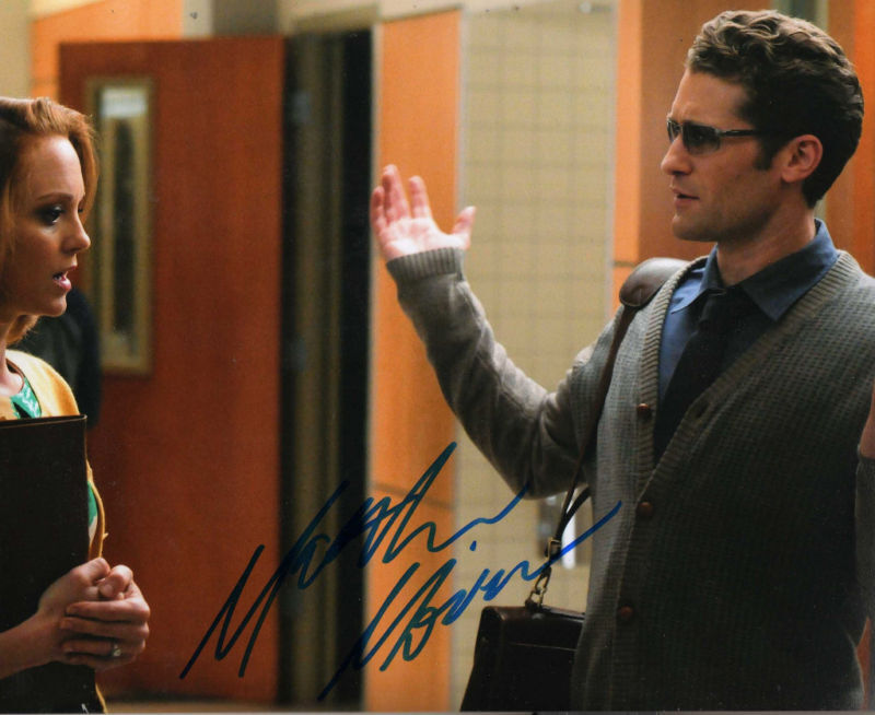 MATTHEW MORRISON GLEE SCHUESTER SIGNED 8X10 PICTURE 3