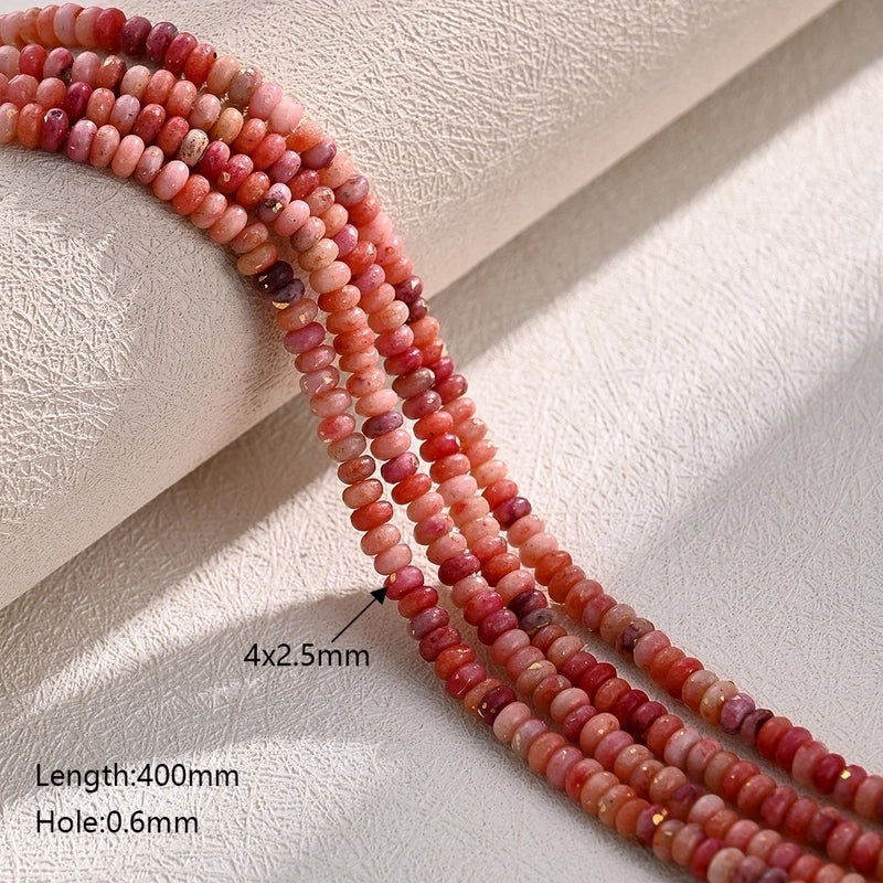 1 Strand/Package 4×2.5mm Hole Under 1mm Dolomite Oval Polished Beads