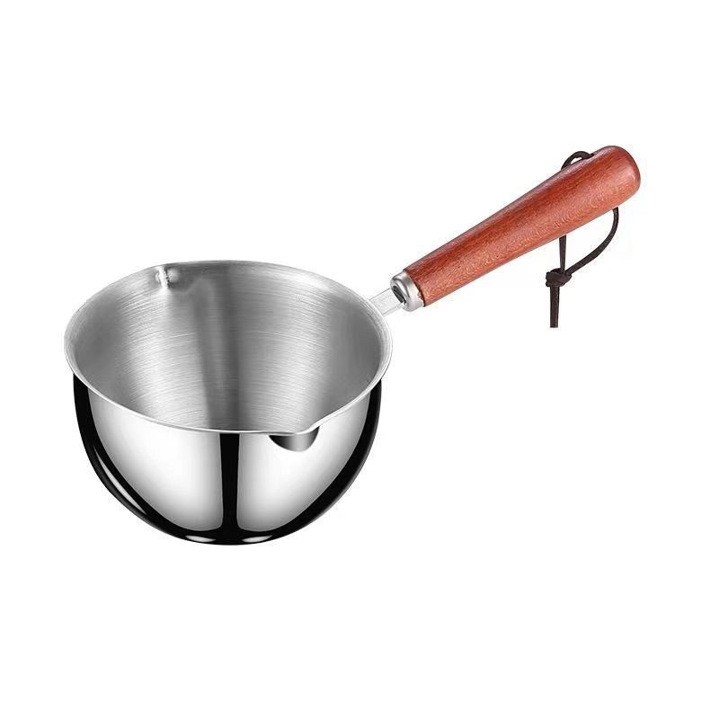 Multi-functional Hot Oil Small Pot Stainless Steel Mini Cooking Oil Pouring Pot Special Small Spoon For Oil Spraying Artifact Oil Pouring Pot