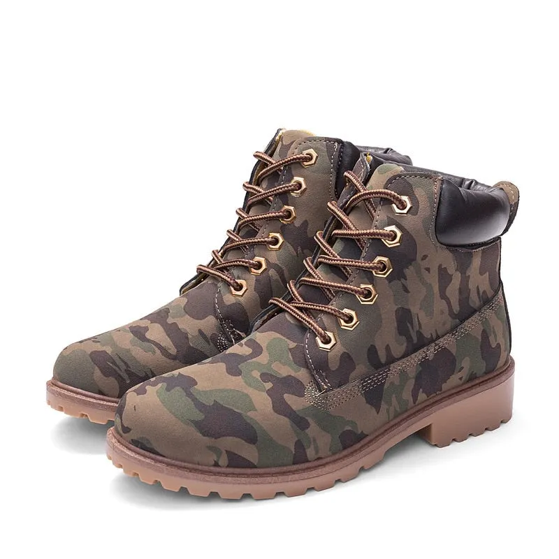 autumn boots woman Martin boots women's boots large size short boots big toe shoes rhubarb boots women's shoes  patent leather