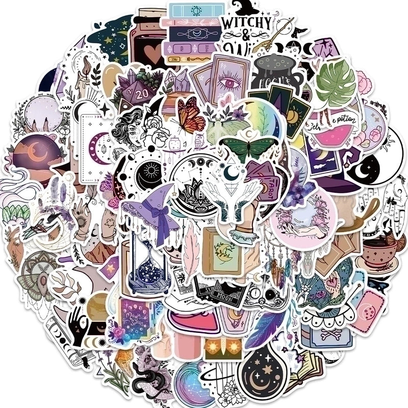 1 Set Printing School Pvc Self-adhesive Cute Stickers