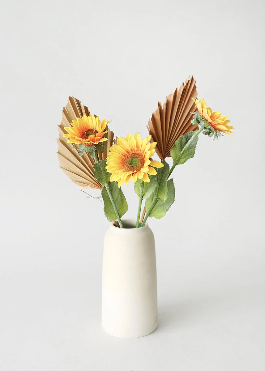 Silk Sunflower in Golden Yellow - 23"