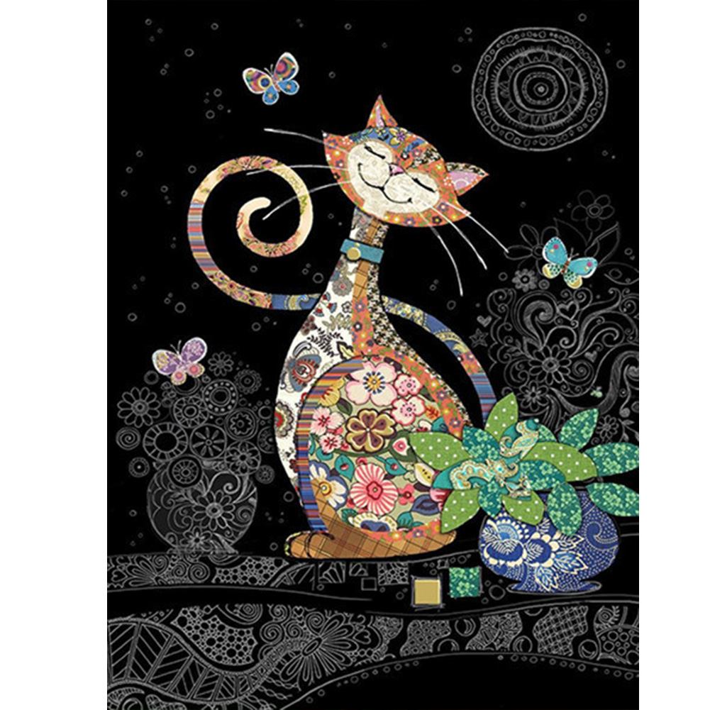 

Doodle Cat - Square Drill Diamond Painting - 30*40CM, 501 Original