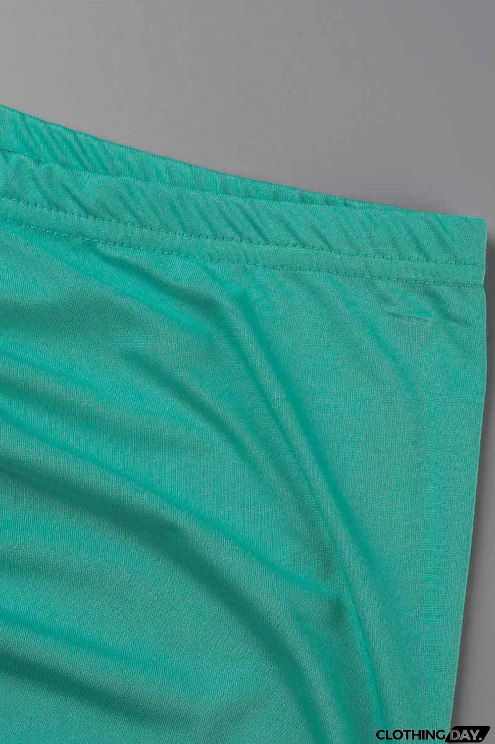 Green Fashion Street Print Patchwork Halter Sleeveless Two Pieces