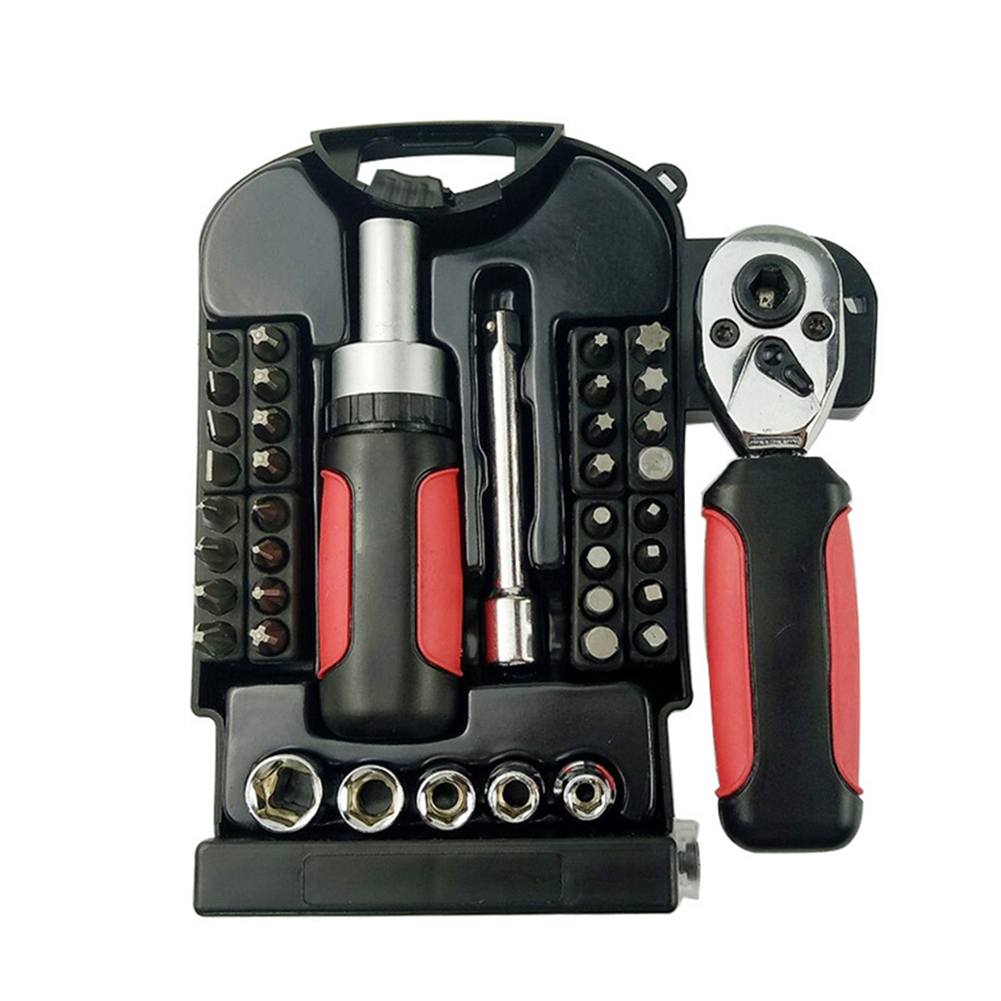 

40pcs Ratchet Spanners Wrench Sleeve Hand Tool Kit for Car Bicycle Repair, 501 Original