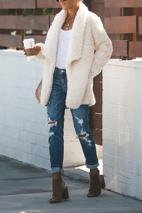 Vanderbilt Pocketed Sherpa Statement Jacket
