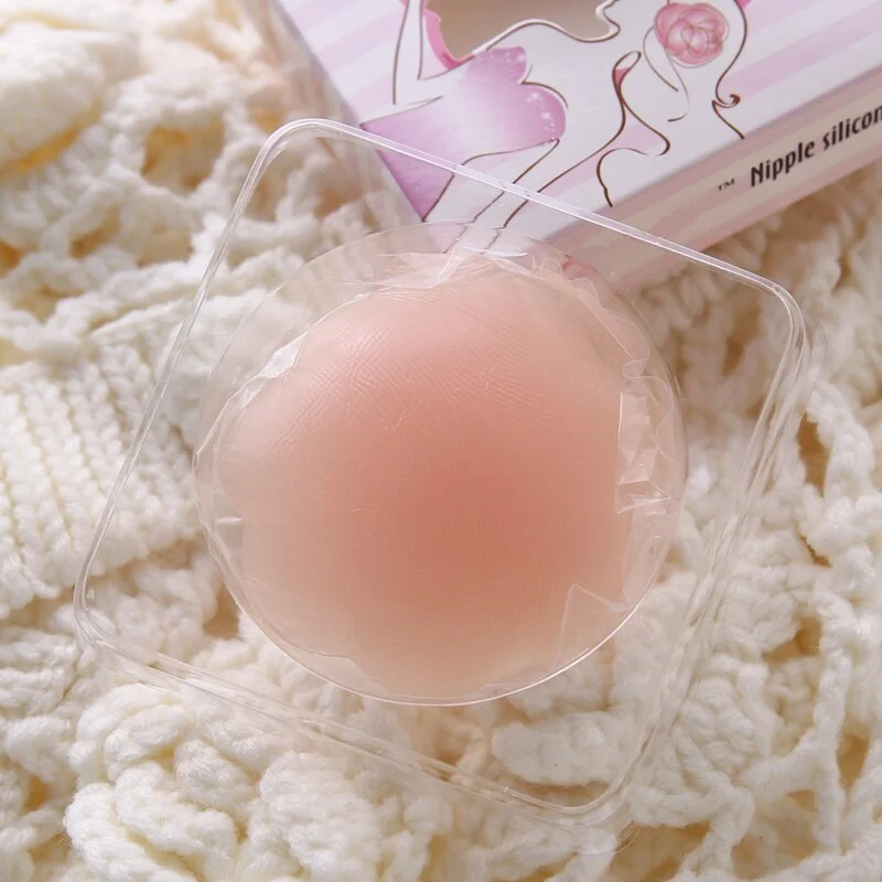 Reusable Women Breast Petals Lift Nipple Cover Invisible Petal Adhesive Strapless Backless Stick on Bra Silicone Breast Stickers