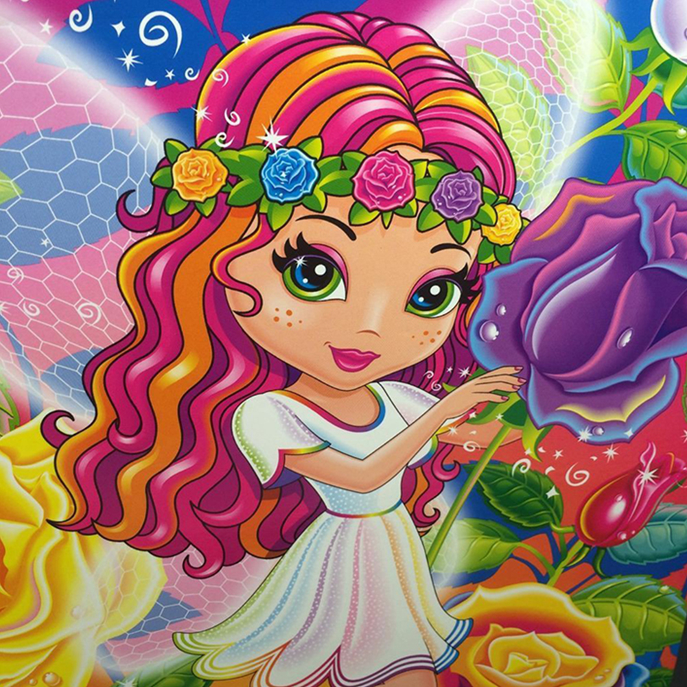 

Rose Fairy - Round Drill Diamond Painting - 30*30CM, 501 Original