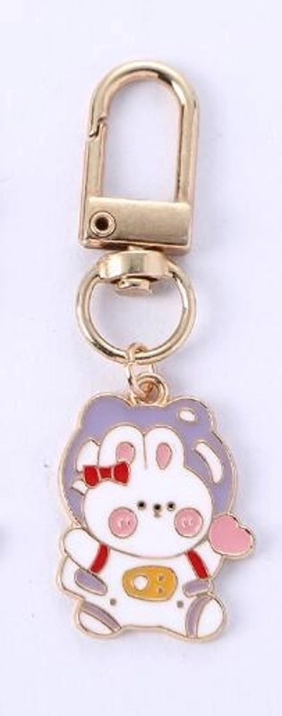 Minimalist Cat Zinc Alloy Women’s Keychain