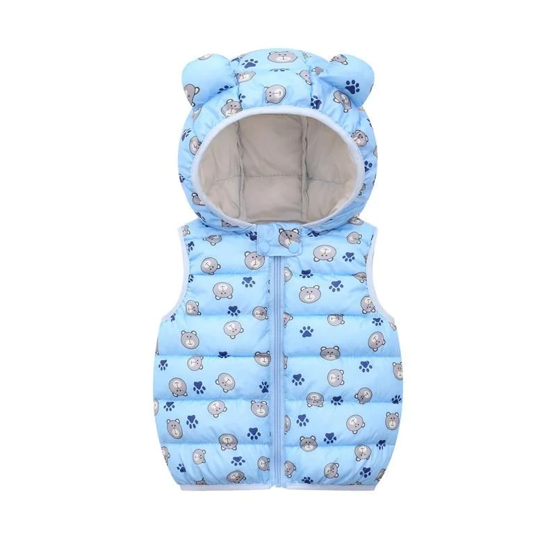 Children Solid Color Coat Boys Trendy Cotton Clothes Girls Fashion Hooded Outerwear Kids Casual Warm Jacket Kids Winter Clothes