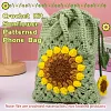 Crochet Kit for Beginners - Phone Bag Crochet Starter Kit with Video Tutorials And Yarns, Hook, Additions for Adult Knitting Craft 