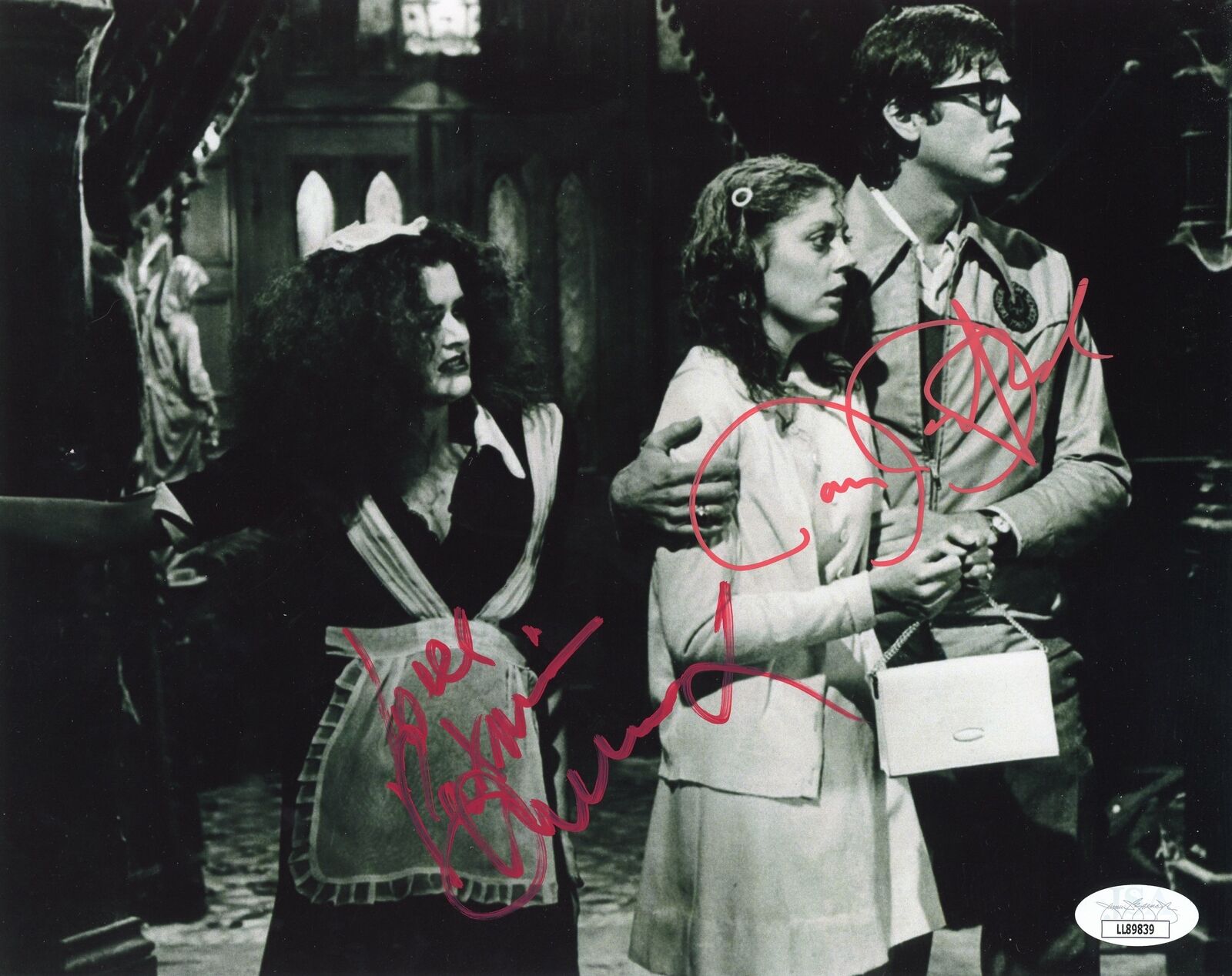 Rocky Horror Picture Show RHPS 8x10 Photo Poster painting Signed Auto Bostwick Quinn JSA COA