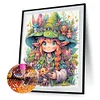 (US Only)Diamond Painting - Full Round Drill - Girl (Canvas|40*50cm)
