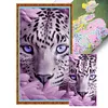 Snow Leopard-11CT Stamped Cross Stitch 40*70cm/15.75*27.56in (Big Size)