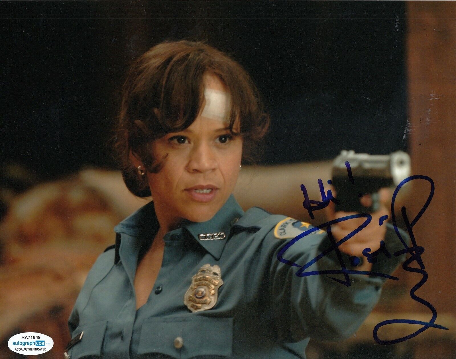 ROSIE PEREZ signed (PINEAPPLE EXPRESS) 8x10 Photo Poster painting *Carol* ACOA Authenticated