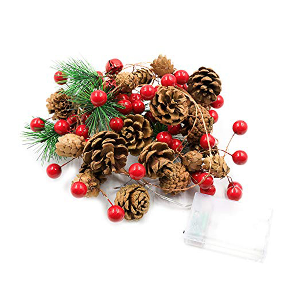 

LED Pine Cone String Lights Christmas Decoration, 501 Original