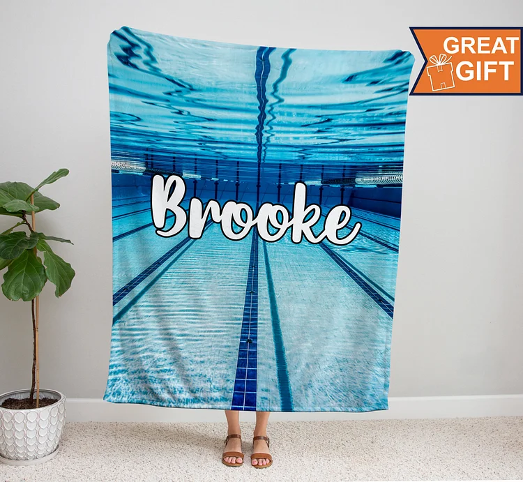 Personalized Swimming Blanket For Comfort & Unique|BKKid215[personalized name blankets][custom name blankets]