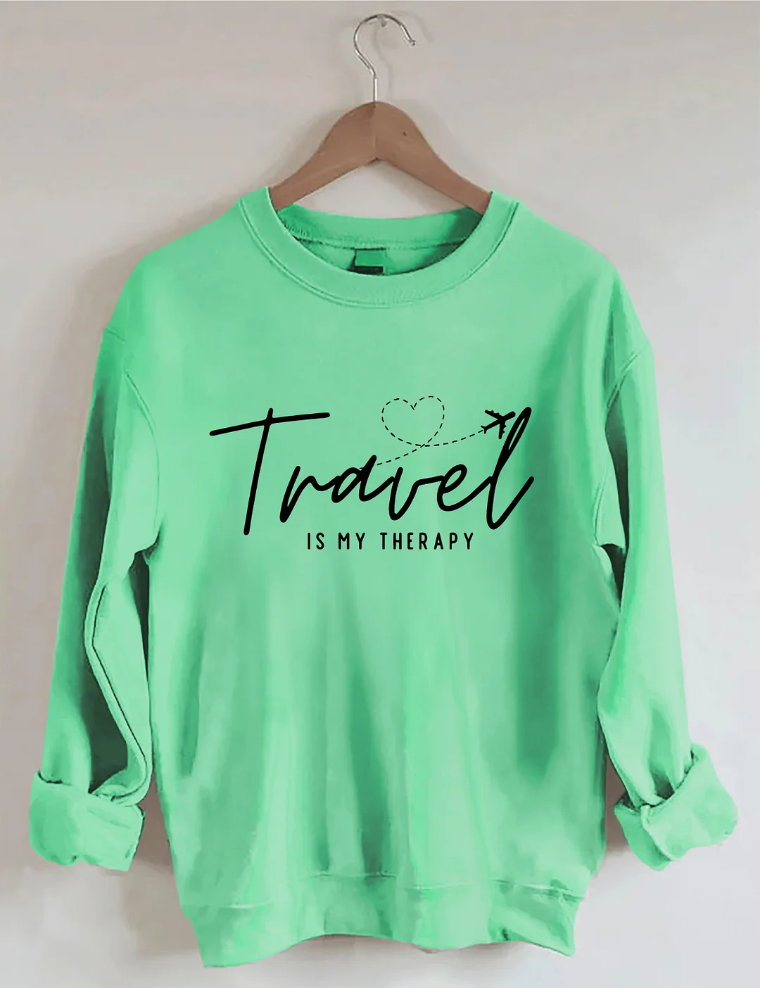 Travel Is My Therapy Sweatshirt
