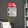 Toilet - Vintage Metal Signs - 20*30cm/30*40cm - Warning