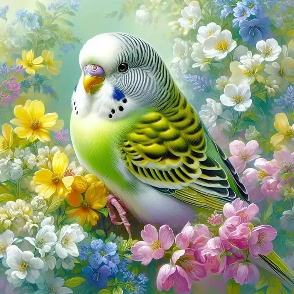 Bird 40*40cm(canvas) full round drill diamond painting