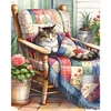 Diamond Painting-DIY Full Round Drill Cat(40*50CM)