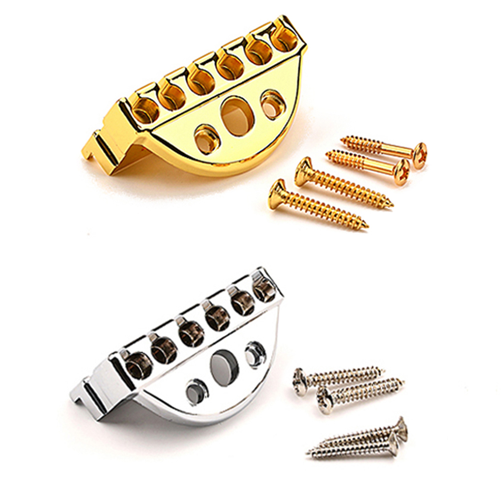 

Electric Guitar Locking Nut String Lock with Screws Guitar Parts Accessory, Gold, 501 Original