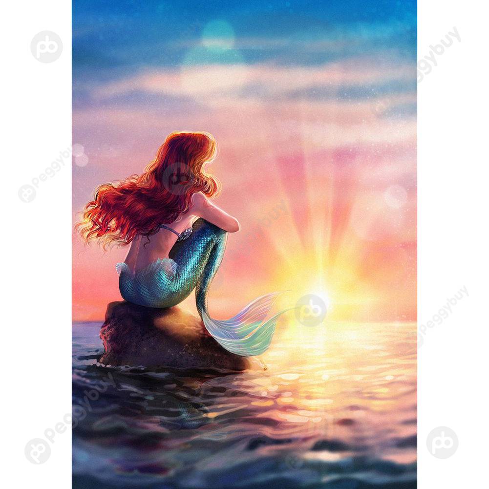 

30*40CM Round Drill Diamond Painting-Beauty, 501 Original