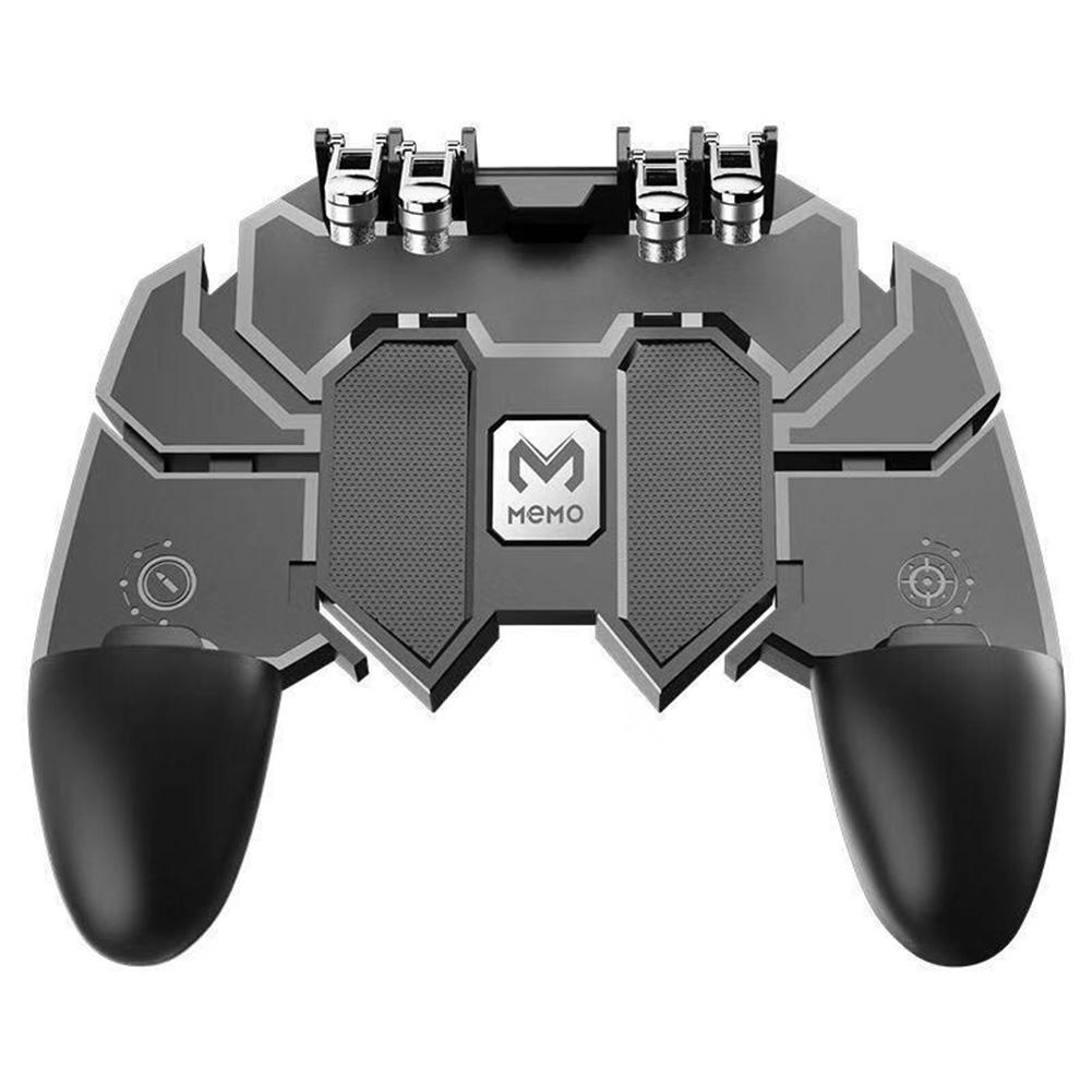 

AK66 Six Finger All-in-One Mobile Game Controller Fire Key Button for PUBG, 501 Original