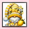Lemon Gnome-11CT Stamped Cross Stitch 40*40cm/15.75*15.75in