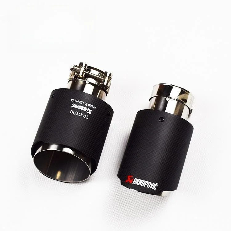 Car modified carbon fiber LED luminous exhaust pipe