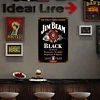 Jim Beam Black Whiskey - Metal Tin Signs(8*12Inch/12*16Inch) - Bar