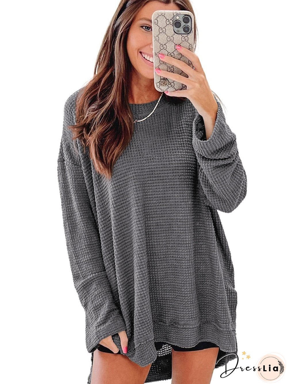 Everyday Waffle Knit Sweater