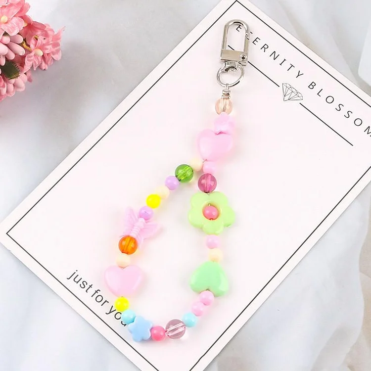 Color Candy Love Butterfly Keychain