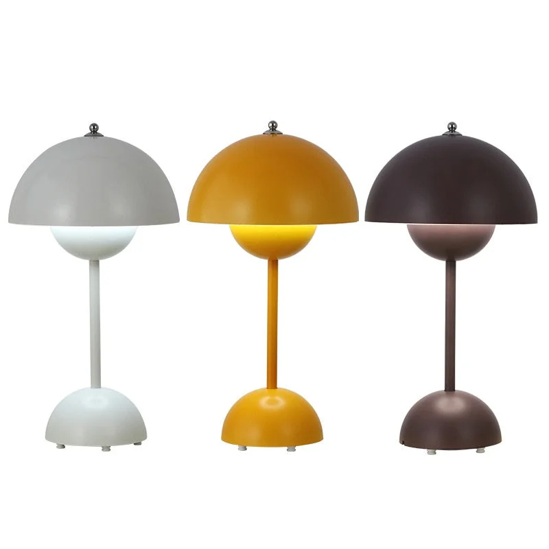 Modern Creative LED Bud Table Lamp for Study Living Room Bedroom Rechargeable Touch Wireless Lamps Desk Lights Home Decor Light
