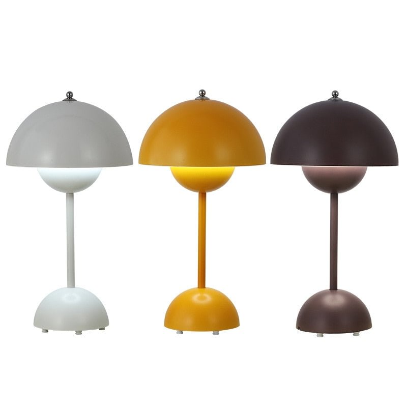 Modern Creative LED Bud Table Lamp for Study Living Room Bedroom Rechargeable Touch Wireless Lamps Desk Lights Home Decor Light