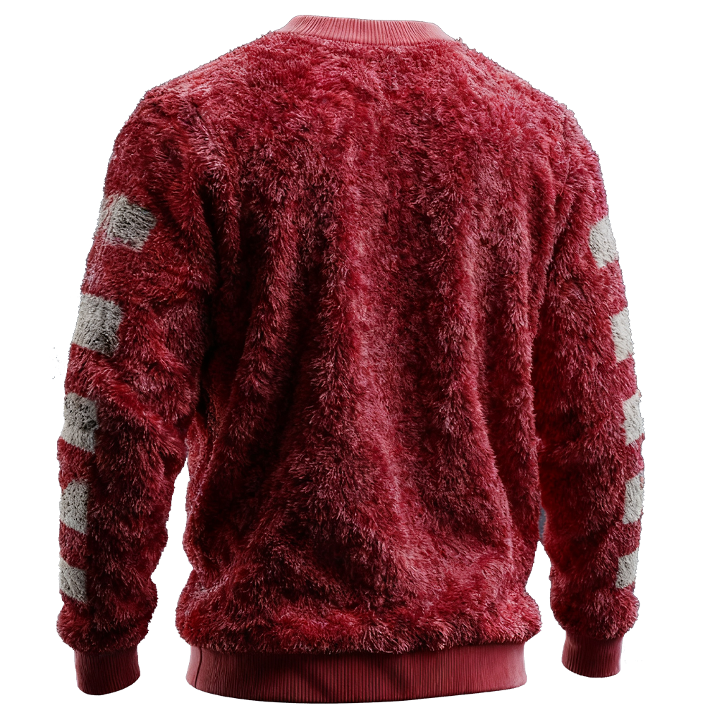 3D Print Santa Face Christmas Ugly Sweater-inspireuse