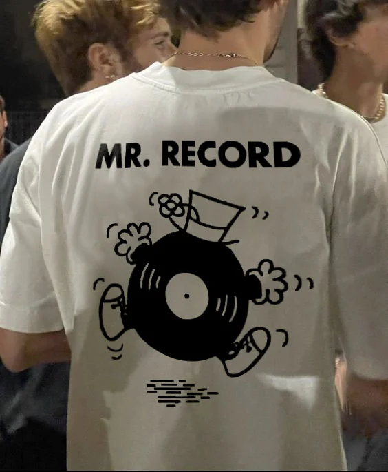 MR.RECORD MUSIC Printing Casual Men's T-shirt