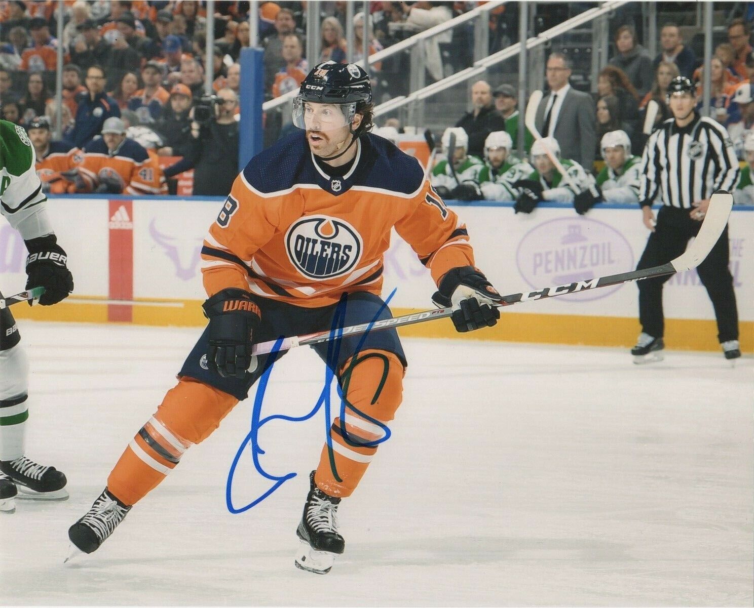 Edmonton Oilers James Neal Autographed Signed 8x10 NHL Photo Poster painting COA #2